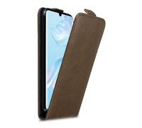 cadorabo Coque pour Huawei P30 Pro en Marron CAFÉ - Housse Protection en Style Flip avec Fermoire Magnétique - Etui Poche Folio Case Cover