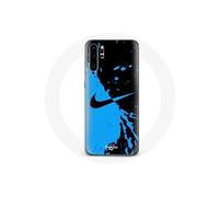 Coque - MANIACASE - Huawei P30 Pro - Nike Logo - Bleu et Noir - Souple