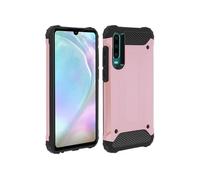 Coque pour Huawei P30 Protection Hybride Antichoc Rose champagne