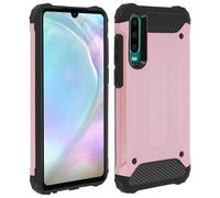 Coque pour Huawei P30 Protection Hybride Antichoc Rose champagne
