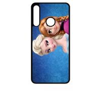 Coque Pour Huawei P40 Lite-E - Frozen Reine Des Neiges Anna Vs Elsa - Noir