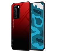 Cadorabo Housse pour Huawei P40 PRO / P40 PRO+ Housse de protection en noir Housse pour portable TPU Etui Cover Case Tempered Glas