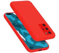 Cadorabo Housse pour Huawei P40 PRO / P40 PRO+ Housse en rouge Housse pour portable Case Cover TPU Etui