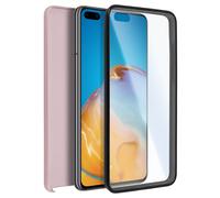 Coque pour Huawei P40 Protection Arrière Rigide + Avant Souple Rose