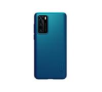 Nillkin Coque de téléphone Super Frosted Shield pour Huawei P40 Protection chocs Bleu paon