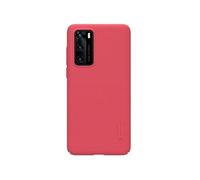 Coque pour Huawei P40 Série Super Frosted Shield Compatible Chargement Qi Rouge