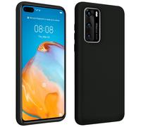 Coque pour Huawei P40 Silicone Semi-rigide Finition Soft Touch Noir
