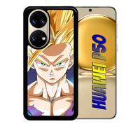Coque Pour Huawei P50 - Dbz San Gohan Super Sayen 2 Ssj2 - Silicone - Noir