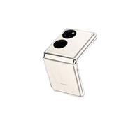 Coque pour Huawei P50 Pocket Conception 2 parties Sur-mesure Blanc givré