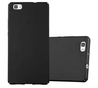 cadorabo Coque pour Huawei P8 Lite 2015 en Metallic Noir - Housse Protection Rigide en Plastique Dur avec Anti-Choc et Anti-Rayures - Ultra Slim Fin Hard Case Cover Bumper