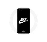 Coque pour Huawei P8 Nike Logo blanc fond Noir