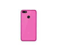 Coque pour Huawei P9 Lite Mini Silicone Gel givré - Rose Translucide