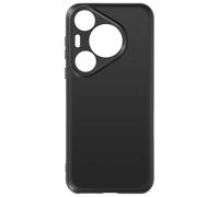 Coque pour Huawei Pura 70 Pro Silicone Finition Mate Soft Touch Noir