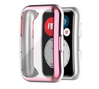 Coque pour Huawei Watch Fit/Fit New/Fit Special Edition, Silicone TPU Housse Case de Protection D'écran, Anti-Rayures, Anti-poussière, Cover Étui pour Huawei Watch Fit