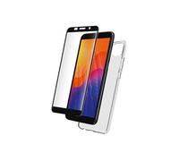 Coque pour Huawei Y5P en TPU et Protection d'Ecran en Verre Trempé Transparent