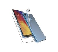 Coque pour Huawei Y6 2019 Gel Silicone Coins Rebords Renforcés Antichoc, Transparent + Film VERRE Trempé