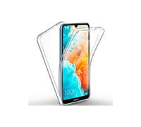 Coque pour Huawei Y6 2019 - Housse Etui Gel TPU Silicone Intégrale Transparent Deux Parties Avant Arrière Emboitable