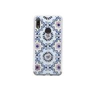 Coque pour Huawei Y6 2019 Rigide avec Motifs Inspiration Orientale Bleu