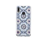 Coque pour Huawei Y6 2019 Rigide avec Motifs Inspiration Orientale Bleu