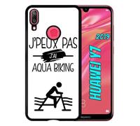 Coque Pour Huawei Y7 2019 - J Peux Pas J Ai Aqua Biking 1 - Noir