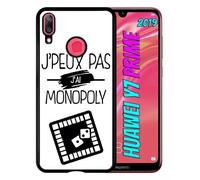 Coque Pour Huawei Y7 Prime 2019 - J Peux Pas J Ai Monopoly 1 - Noir