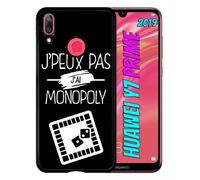 Coque Pour Huawei Y7 Prime 2019 - J Peux Pas J Ai Monopoly 2 - Noir