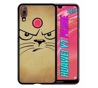 Coque Pour Huawei Y7 Prime 2019 - Smiley Chat - Noir