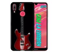 Coque Pour Huawei Y7 Pro 2019 - Guitare Red - Noir