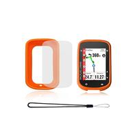 Coque pour iGPSPORT BSC200S/BSC300T Ordinateur de vélo - Coque de protection en silicone avec protection d'écran souple et lanière - Résistant aux chocs, doux pour la peau et étanche pour une