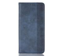 Coque pour Infinix Note Edge 5G X6887 Case Cover,Coque de téléphone magnétique rétro,Conception de Portefeuille avec Fentes pour Cartes,Cover Coque en Cuir-Blue