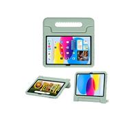 Coque pour iPad 10 (2022) 10.9 inch, iPad 11 (2025) 11 inch Enfants Etui avec poignée imoshion Olive Vert Vert G