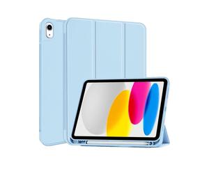 Coque pour iPad 10.9 2022 Tech-Protect Protection Durable Bleu