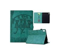 Coque pour iPad 10e génération 10,9 pouces 2022, Etui de Protection à Rabat avec Motif Chat Veille/Réveil Automatique Résistant aux Chocs et Support