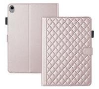 Coque pour iPad 10ème Génération 10,9 Pouces 2022 Business Cuir PU Tablette Étui pour Portafolio Supporto Funzione ZURSANA Rose Rose