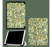 Coque pour iPad 10ème Génération 10,9 Pouces 2022, Housse Ultra Fin Étui de Protection avec Fonction Veille/Réveil Automatique pour iPad 10 Citronnier Vintage Plantes Abstraites-Crème