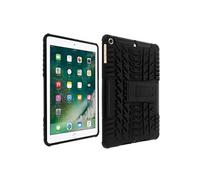 Avizar Coque iPad 5/6/Air (2018) anti-chocs renforcée avec support intégré Noir
