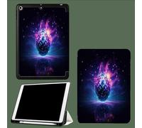 Coque pour iPad 5ème/6ème Génération 2017/2018, Coque Protection pour iPad 9.7 Pouces, Étui Case Fine et Légère en PU Souple Housse Cover, Veille/Réveil Automatique -Boule Disco Lumineuse
