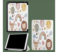 Coque pour iPad 6ème Génération 2018 / pour iPad 5ème Génération 2017, Coque Protection pour iPad 9.7 Pouces, Modèle A1893 A1954 A1822 A1823, Veille/Réveil Automatique,Motifs De Dessins Animés
