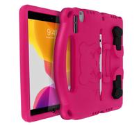 Avizar Coque iPad 7/8/9 (2019/2020/2021) Panda Support vidéo Rose Enfant