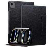 Coque pour iPad Air 11 2024 / iPad Air 5/4 10,9''/ Pro 11 2018/2022, Ultra Fin Étui de Protection avec Support à Fermeture Magnétique, Housse Étui avec Emplacement pour Carte, Noir