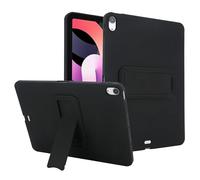 Coque pour iPad Air 11" M3/M2 (2025/2024), iPad Air 5/4 (2022/2020 5e/4ème), coque en silicone TPU souple, avec béquille, fine et légère, housse de protection anti-choc, noir