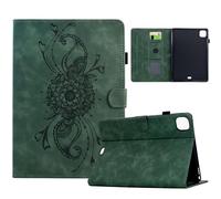 Coque pour iPad Air 11 Pouces M3 2025 / M2 2024 / iPad Air 5 2022 / Air 4 2020, Support Multi-Angle PU Cuir Étui Housse de Protection Souple en TPU avec Veille/Réveil Automatique (Vert)