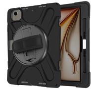 Coque pour iPad Air 13 2024 / 13 2025 Antichoc Poignée Support Sangle Noir