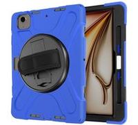 Coque pour iPad Air 13 2024 / 2025 / 2026 Antichoc avec Poignée Support Sangle Avizar Bleu Bleu G