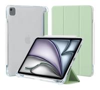 Coque Pour Ipad Air 13 Pouces (M3 2025, M2 2024) / Ipad Pro 12,9'' (2018/2020/2021/2022) Protection Avec Porte-Stylet - Vert - E.F.Connection