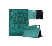 Coque pour iPad Air 5e/4e génération 2022/2020 10,9 pouces, Etui de Protection à Rabat avec Motif Chat Veille/Réveil Automatique Résistant aux Chocs