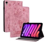 Coque pour iPad Mini 2021 FLOODKING, Support avec Porte-Stylet Intégré,Rose Rose G