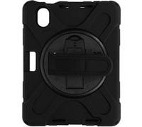 Coque Ipad Mini 2021 Hybride Antichoc Poignée Rotative Béquille Noir