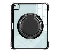 Avizar Coque pour iPad Pro 11 (2026) Silicone antichoc avec poignée et bandoulière Noir
