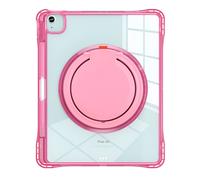 Coque pour iPad Pro 11 2026 en Silicone Antichoc avec Poignée et Bandoulière Rose